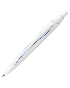 La prima penna a sfera al mondo premiata con il più famoso marchio di qualità "Blue Angel". Realizzata per il 92% in plastica riciclata. Punta M. Inchiostro indelebile a norma ISO 12757-2.