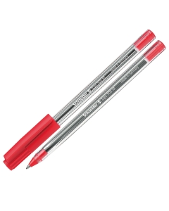 Penna a sfera con cappuccio a clip rimovibile. Punta in acciaio inox resistente all'usura. 
Punta M. Colore ink : rosso.