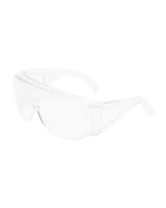 Sovraocchiali in policarbonato leggero presentano protezioni laterali e sopraccigliari e possono essere indossati da soli o con gli occhiali da vista. Offrono una protezione eccellente dalle radiazioni ultraviolette (UV). Categoria DPI: 2. Certificazione 