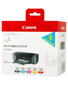 Multipack Canon PGI-72, Pixma Pro 10, MBK/C/M/Y/R