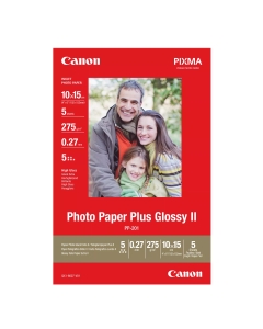 CANON CARTA FOTOGRAFICA PLUS GLOSSY PP-201 10x15cm 5 fogli
