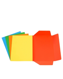 Cartelline a 3 lembi STARLINE in robusto cartoncino bristol 200gr formato 25x34,5cm. Confezione da 25 cartelline assortite in 5 colori brillanti: rosso, azzurro, verde, giallo, arancio.

Caratteristiche di questo articolo:
• Codice: STL6111
• Modello: car