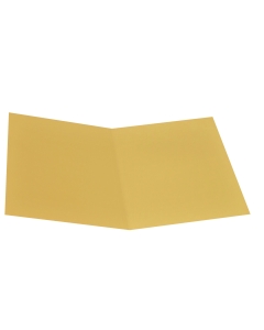 Cartellina per atti semplici  in cartoncino riciclato manilla da 145gr. F.to 25x34cm. Confezione da 100 cartelline.