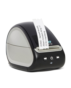 La stampante LabelWriter™ 550 di DYMO® è dotata di una nuova ed esclusiva tecnologia di riconoscimento e visualizzazione del tipo di etichetta, per conoscere sempre a colpo d'occhio la dimensione, il tipo e il numero di etichette rimanenti. La tecnologia 