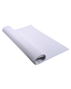 Maxiblocco per lavagna 65x100 da 48 fogli in carta bianca 60gr con quadretti 2,5x2,5cm. Perforazione universale che si adatta a tutte le lavagne.