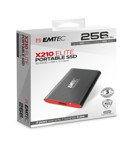 Emtec - X210 External - 256GB - ECSSD256GX210