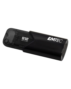 Emtec Memoria USB B110 USB3.2 Click&easy 512GB nera