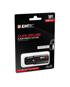 Emtec Memoria B120 Click&secure 16GB