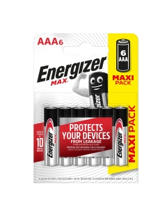 Batterie Ministilo AAA alcalina in blister da 6 pezzi