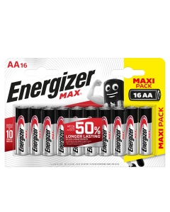 Batterie stilo AA alcalina in blister da 16 pezzi