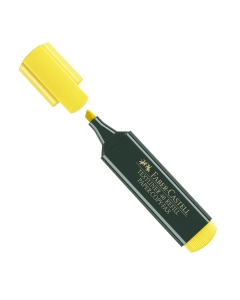 Inchiostro a base d'acqua. La punta speciale può marcare in 3 differenti larghezze 5-3 e 1mm.
Colore: giallo.