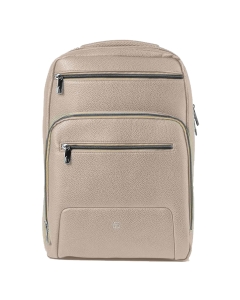 Zaino dotato di tasca porta pc 15''; tasca porta tablet, tasca anteriore con alloggiamenti vari,  maniglia superiore imbottita e tracolle imbottite ergonomiche.