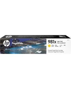 HP 981X ink cartridge pagewide giallo  10.000PAG
Compatibilità
Multifunzione HP PageWide Enterprise Color 586dn
Multifunzione HP PageWide Enterprise Color 586f
Multifunzione HP PageWide Enterprise Color Flow 586z
Stampante HP PageWide Enterprise Color 556