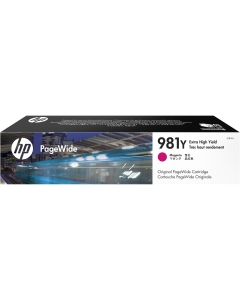 HP 981Y ink cartridge pagewide magenta 16.000PAG
CompatibilitàMultifunzione HP PageWide Enterprise Color 586dn
Multifunzione HP PageWide Enterprise Color 586f
Multifunzione HP PageWide Enterprise Color Flow 586z
Stampante HP PageWide Enterprise Color 556d