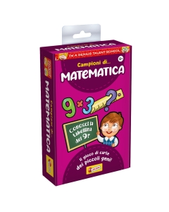 Un simpatico gioco di carte, con un regolamento semplice e immediato, per i bambini della scuola primaria, per giocare e imparare con le materie scolastiche. Età consigliata: 6+