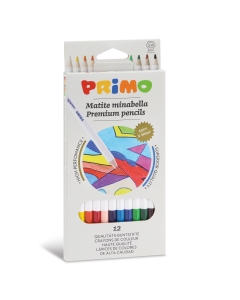 Matite colorate esagonali laccate, di qualità superiore, in scatola cartone, 12 colori. Le matite colorate sono l'essenza dell'espressione creativa. Belle da mettere tutte nell’astuccio o tenere sul tavolo dentro un bicchiere. Per tutte le esigenze e per 