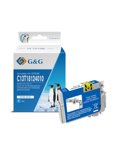 Cartuccia ink compatibile G&G Ciano per Epson *P-30/102/202/205/305/402/405