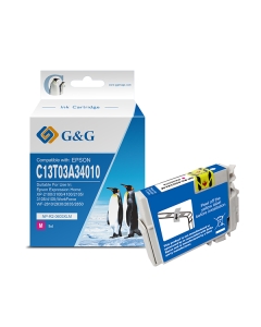 Cartuccia ink compatibile G&G Magenta per Epson Expression Home XP-2100/3100/4100/2105/3105/4105 Epson WorkForce WF-2810/2830/2835/2850