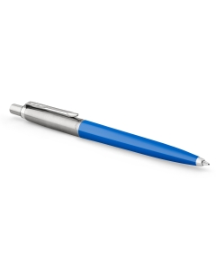 Penna a sfera con pulsante a scatto e clip in acciaio inox. Fusto in plastica colorato lucido. Punta media. Colore dell'inchiostro: blu.