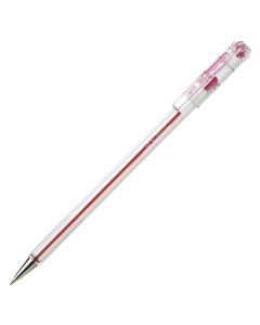Questa penna Pentel a punta fine ha il cappuccio e il corpo trasparente che permette di controllare il livello della riserva di inchiostro. Lunghezza di scrittura 1200mt. Per chi ama la scrittura fine.
Punta 0,7mm. Colore: rosso.
Penna una e getta.