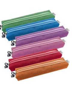 Mini tombolino in poliestere resistente, dotato di tirazip con cordino. Dim. 20x4x2,5cm. Colori assortiti: blu, verde, rosa, rosso, arancione e viola.