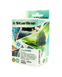 Cartuccia Starline ink nero per print C/HP 933BK con chip, 32ml