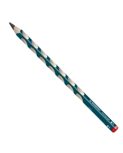 Il fusto triangolare e le sagomature anti-scivolo sono studiati per impugnare la matita in modo corretto e rilassato. Mina di 3,5 mm. Spazio per scrivere il proprio nome.
Gradazione HB, per destrimani, confezione 12 pezzi.
