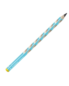 Il fusto triangolare e le sagomature anti-scivolo sono studiati per impugnare la matita in modo corretto e rilassato. Mina di 3,5 mm. Spazio per scrivere il proprio nome.
Gradazione HB, per mancini-azzurro, confezione 6 pezzi.