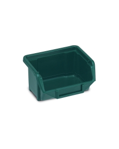 Vaschetta contenitore in polipropilene verde robusto sovrapponibile dotati di porta etichetta. Dimensioni l 10.9cm x p 10 x h 5,3cm. Peso 0.03kg