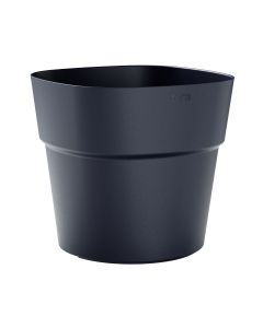 Il tappo decorativo a forma di foglia permette di aprire o chiudere il foro alla base del vaso. È consigliato tenere il foro aperto se il vaso è posizionato all'esterno.
 Dimensioni: Ø28cm.