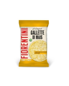 Confezione da 30 monoporzioni di Gallette di mais (16gr ca). Ingredienti: mais 99%, olio di mais, sale marino.