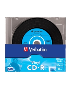 ú SCATOLA 10 CD-R DATALIFEPLUS DATA VINYL SLIM 1X-52X 700 MB AZO COLOUR