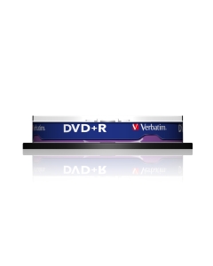 SCATOLA 10 DVD+R SPIND MATT 16X 4.7GB SILVER DLP