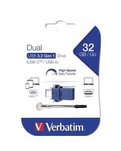 Verbatim - Memoria USB 3.0 Store 'N' Go Dual Drive - USB-A / USB-C - 32 GB - 49966