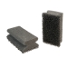 Colore nero - Spugna accoppiata con fibra nera aggressiva. Ideale per la pulizia delle piastre. Confezione da 6 spugne.