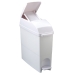 Contenitore igienico per toilette con struttura in polipropilene. Apertura a 