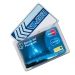 Cristalcard portacard in PVC cristal, spessore 0,25mm a 2 scomparti per contenere 2 tessere. Dimensioni: 9,7x6,3cm. Confezione da100 pezzi.