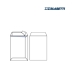 Buste a sacco bianche con strip SENZA FINESTRA - Buste a sacco bianche internografate da 80gr con strip adesivo. Formato interno 19x26cm.