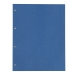 Separatori in cartoncino Manilla da 200 gr di colore azzurro. Foratura normalizzata a passo 8 cm (4 fori). Formato: 22x30 cm. Materiale 100% riciclato (certificazioni FSC e Blue Angel).