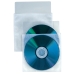 Buste porta CD-DVD in PP liscio con divisorio in tessuto TNT antigraffio e patella di chiusura per evitare la fuoriuscita accidentale di un CD-DVD. Queste buste sono adatte a contenere 2 CD-DVD. Formato 12,5x12cm. Confezione da 25 buste.