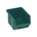Vaschetta contenitore in polipropilene verde robusto sovrapponibile dotati di porta etichetta. Dimensioni l 11.1 x p 16.8 x h 7.6cm. Peso 0.07kg. Capacità 1 litro.