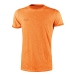T-Shirt manica corta in 100% cotone fiammato in colori fluo. Tessuto di alta qualità in cotone con filato 